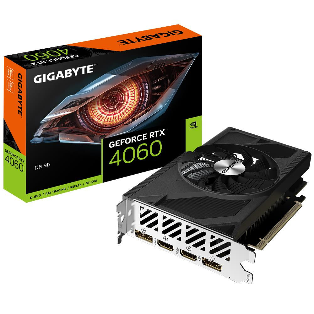 Graphics Card|GIGABYTE|NVIDIA GeForce RTX 4060|8 GB|GDDR6|128 bit|PCIE 4.0 16x|Dual Slot