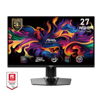 Monitor|MSI|26.5"|Gaming|Panel QD-OLED|2560x1440|16:9|240Hz|Matte|0.03 ms|Swivel|Pivot|Height adjustable|Tilt|Colour