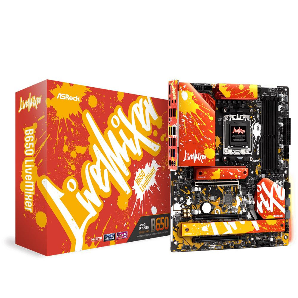 Mainboard|ASROCK|AMD B650|SAM5|ATX|Memory DDR5|Memory slots 4|1xPCI-Express 4.0 4x |2xPCI-Express 4.0
