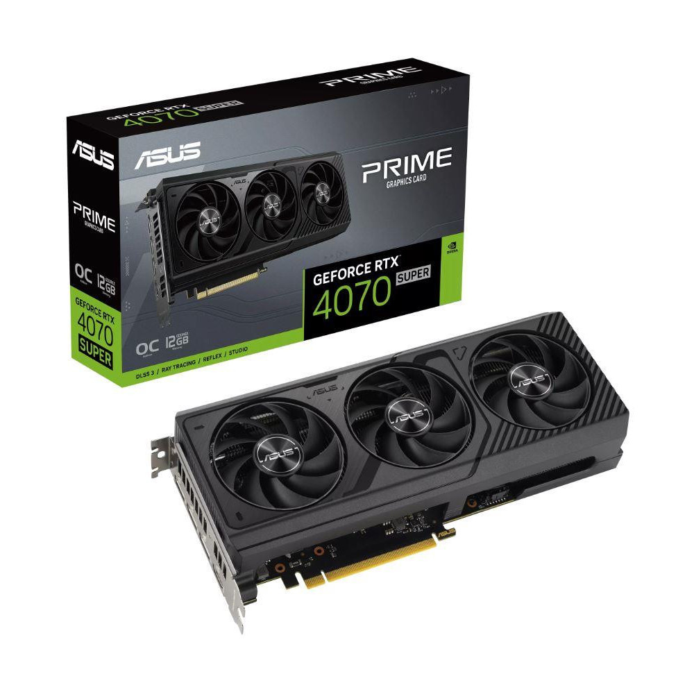 Graphics Card|ASUS|NVIDIA GeForce RTX 4070 SUPER|12 GB|GDDR6X|192 bit|Triple slot