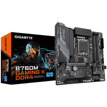 Mainboard|GIGABYTE|Intel B760 Express|LGA1700|Micro-ATX|Memory DDR4|Memory slots 4|1xPCI-Express 3.0 16x|1xPCI-Express 4.0