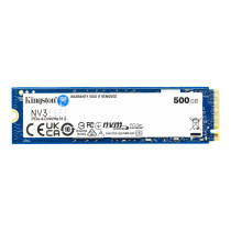 SSD|KINGSTON|NV3|500GB|M.2|PCIE|NVMe|3D NAND|Write speed 3000 MBytes/sec|Read speed 5000 MBytes/sec|TBW 160 TB|MTBF 200000
