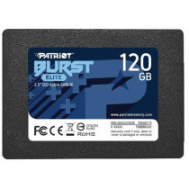 SSD|PATRIOT|Burst Elite|120GB|SATA 3.0|3D NAND|Write speed 320 MBytes/sec|Read speed 450 MBytes/sec|2,5"|TBW 50