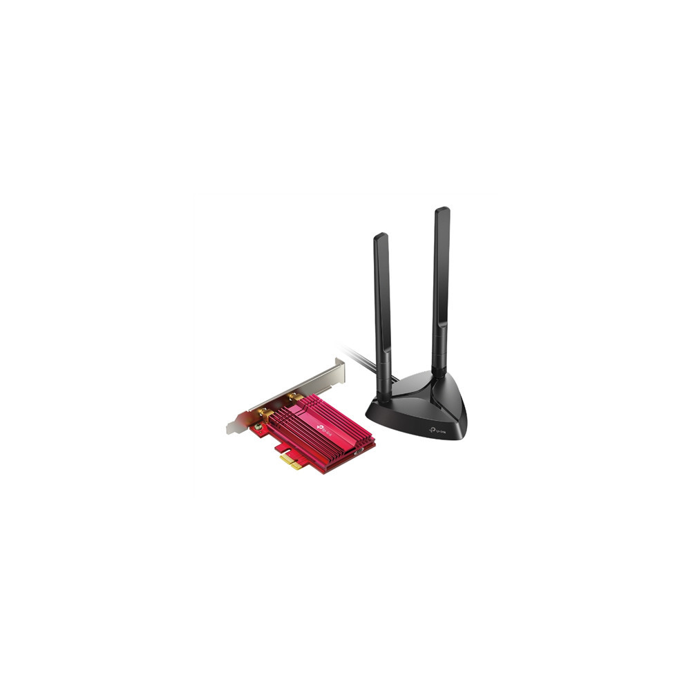 TP-LINK | TX3000E | AX3000 Wi-Fi 6 Bluetooth 5.0 PCIe Adapter | 2.4GHz/5GHz | Antenna type 2xHigh-Gain External Antennas |