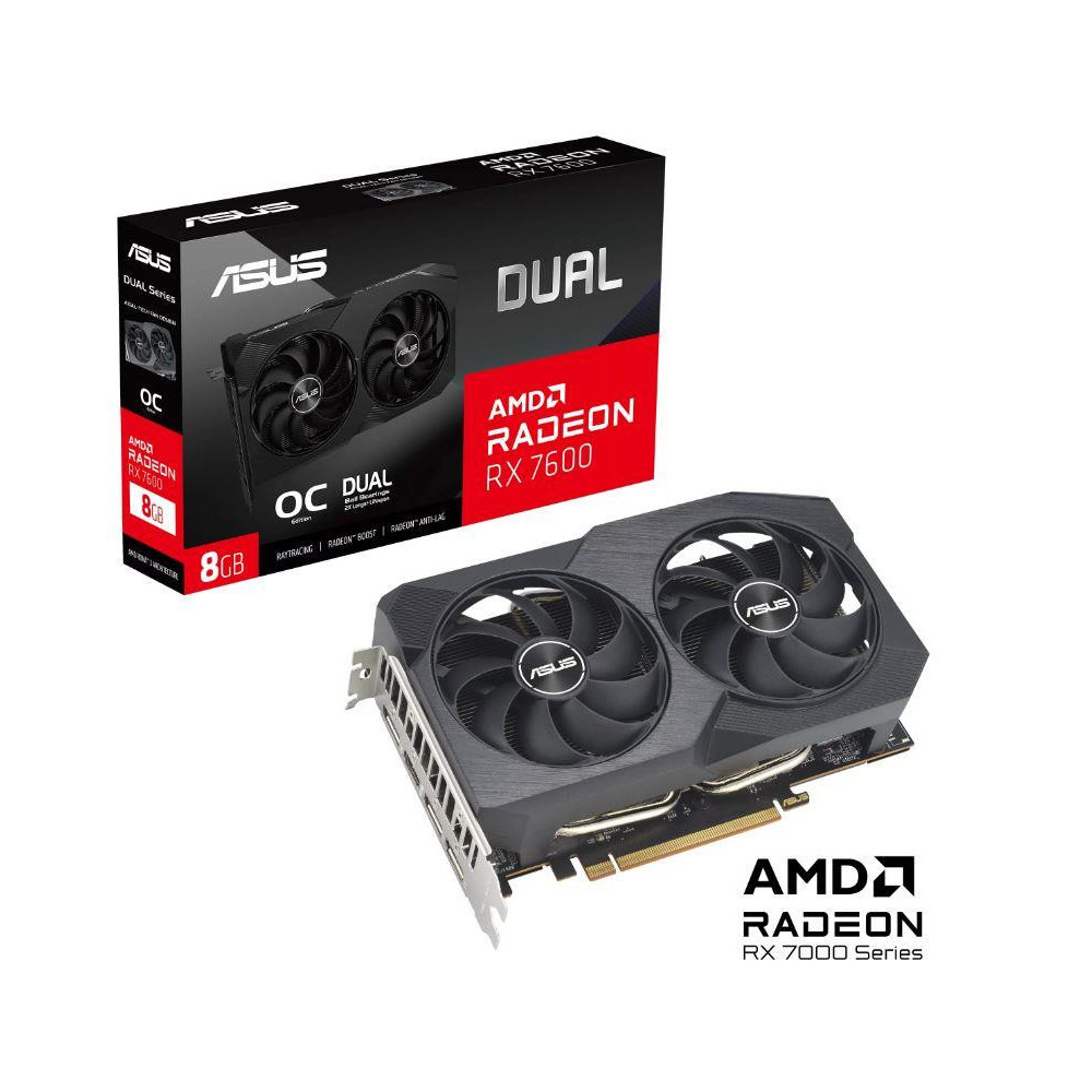 ASUS DUAL AMD Radeon RX 7600 8GB