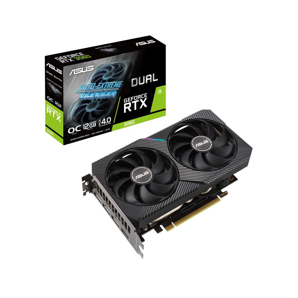 Graphics Card|ASUS|NVIDIA GeForce RTX 3060|12 GB|192 bit|PCIE 4.0 16x|GDDR6|GPU 1837