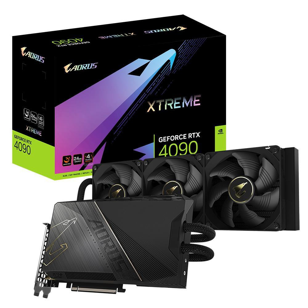 Graphics Card|GIGABYTE|NVIDIA GeForce RTX 4090|24 GB|GDDR6X|384 bit|PCIE 4.0 16x|1xHDMI|3xDisplayPort|GV-N4090AORUSXW-24GD1.1