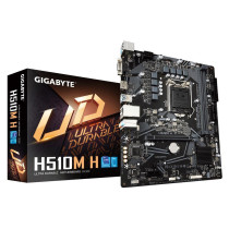 Mainboard|GIGABYTE|Intel H510|LGA1200|MicroATX|Memory DDR4|Memory slots 2|1xPCI-Express 3.0 1x|1xPCI-Express 4.0