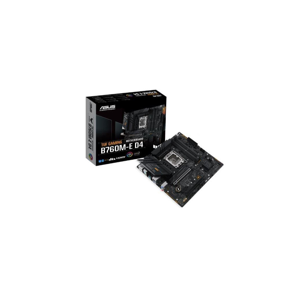 Mainboard|ASUS|Intel B760 Express|LGA1700|Micro-ATX|Memory DDR4|Memory slots 4|1xPCI-Express 4.0 1x|2xPCI-Express 4.0