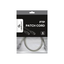 GEMBIRD patchcord kat.6 FTP 1m grey