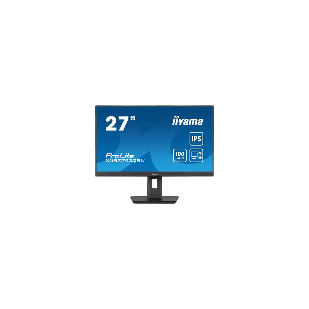 LCD Monitor|IIYAMA|27"|Business|Panel IPS|2560x1440|16:9|100Hz|Matte|0.4 ms|Speakers|Swivel|Pivot|Height adjustable|Tilt|Colour