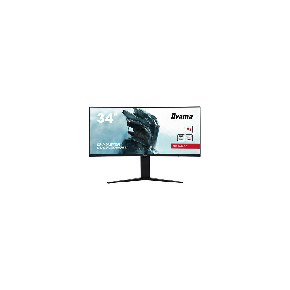 LCD Monitor|IIYAMA|34"|Gaming/Curved/21 : 9|Panel VA|3440x1440|21:9|180Hz|Matte|0.4 ms|Speakers|Height adjustable|Tilt|Colour