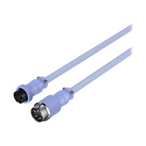 HP HyperX USB-C Coiled Cable Light Purpl