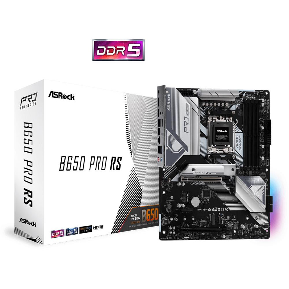 Mainboard|ASROCK|AMD B650|SAM5|ATX|Memory DDR5|Memory slots 4|1xPCI-Express 3.0 16x|1xPCI-Express 4.0