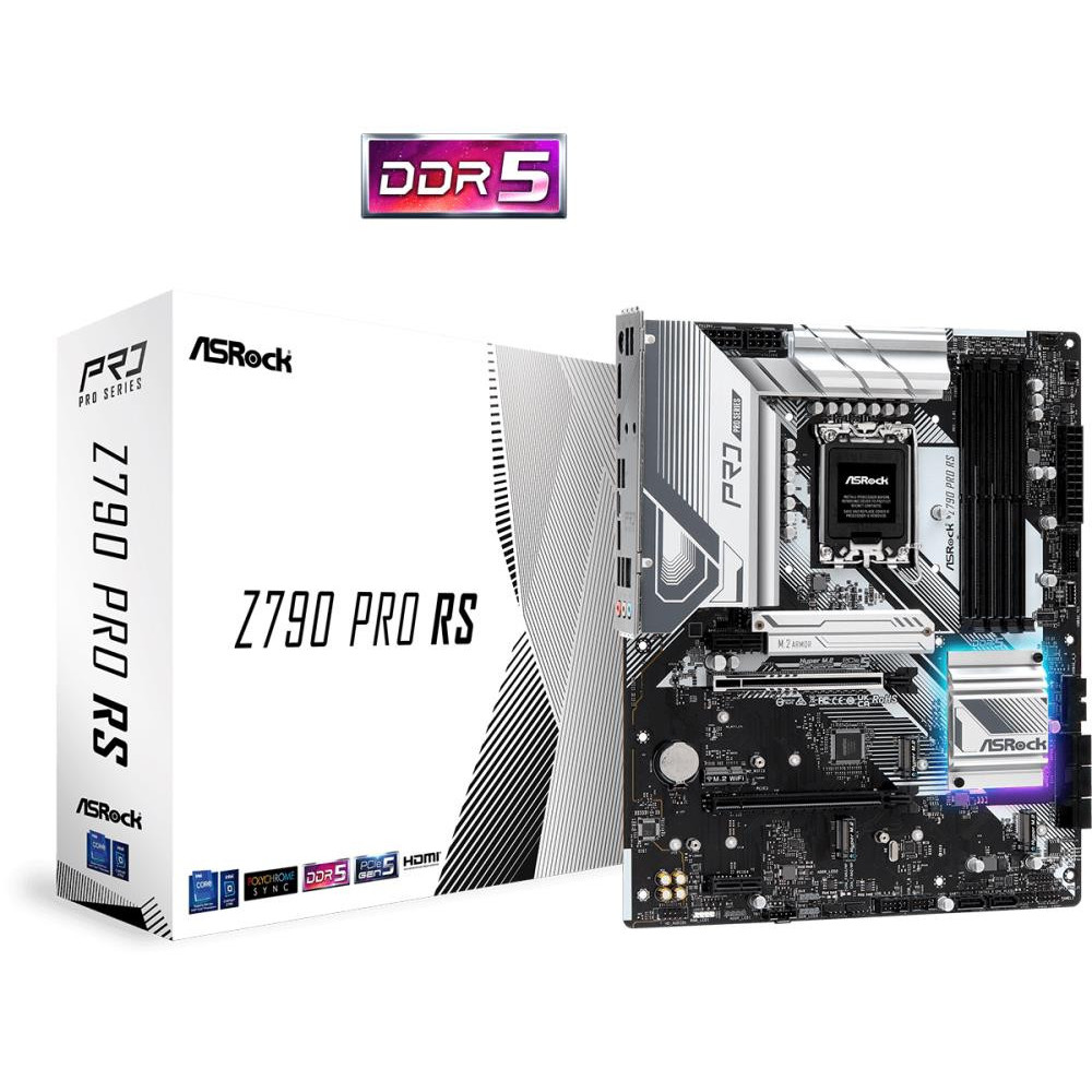 Mainboard|ASROCK|Intel Z790|LGA1700|ATX|Memory DDR5|Memory slots 4|2xPCI-Express 3.0 1x|1xPCI-Express 4.0 16x|1xPCI-Express 5.0