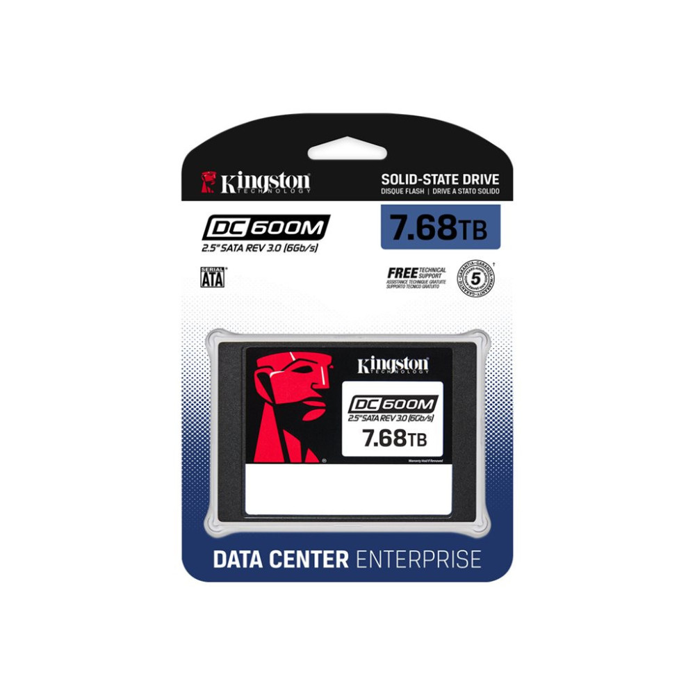 KINGSTON 7.68TB DC600M 2.5inch SATA3 SSD