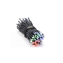 Twinkly|Strings Smart LED Lights 100 RGB (Multicolor), 8m, Black wire|RGB – 16M+ colors