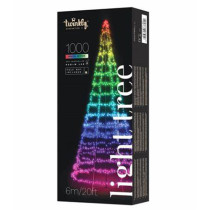Twinkly|Light Tree 3D Smart LED 1000, 6m|RGBW – 16M+ colors + Warm white