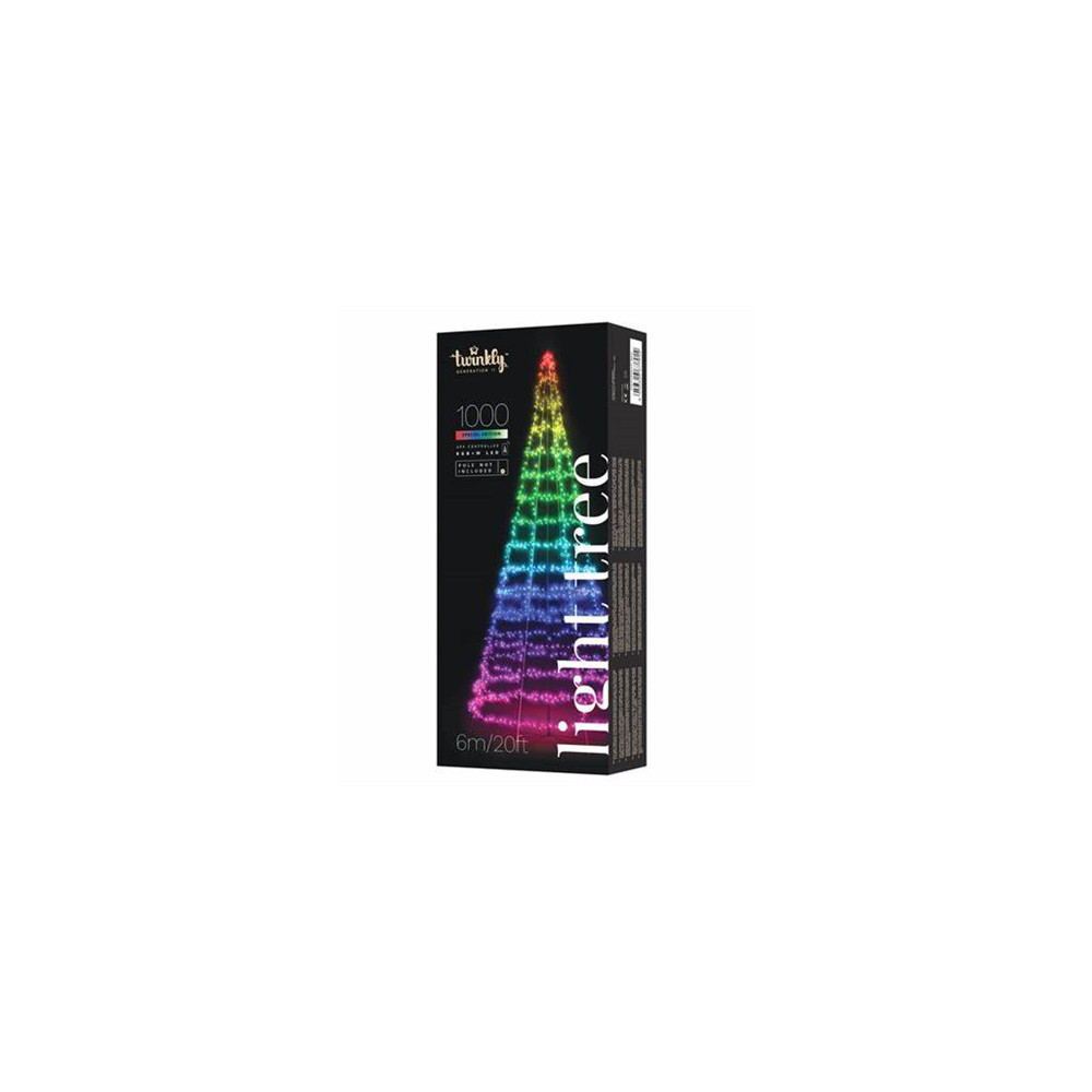 Twinkly|Light Tree 3D Smart LED 1000, 6m|RGBW – 16M+ colors + Warm white
