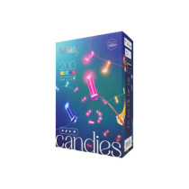 Twinkly Candies 200 Candle-shaped RGB LEDs, Green Wire, USB-C|Twinkly