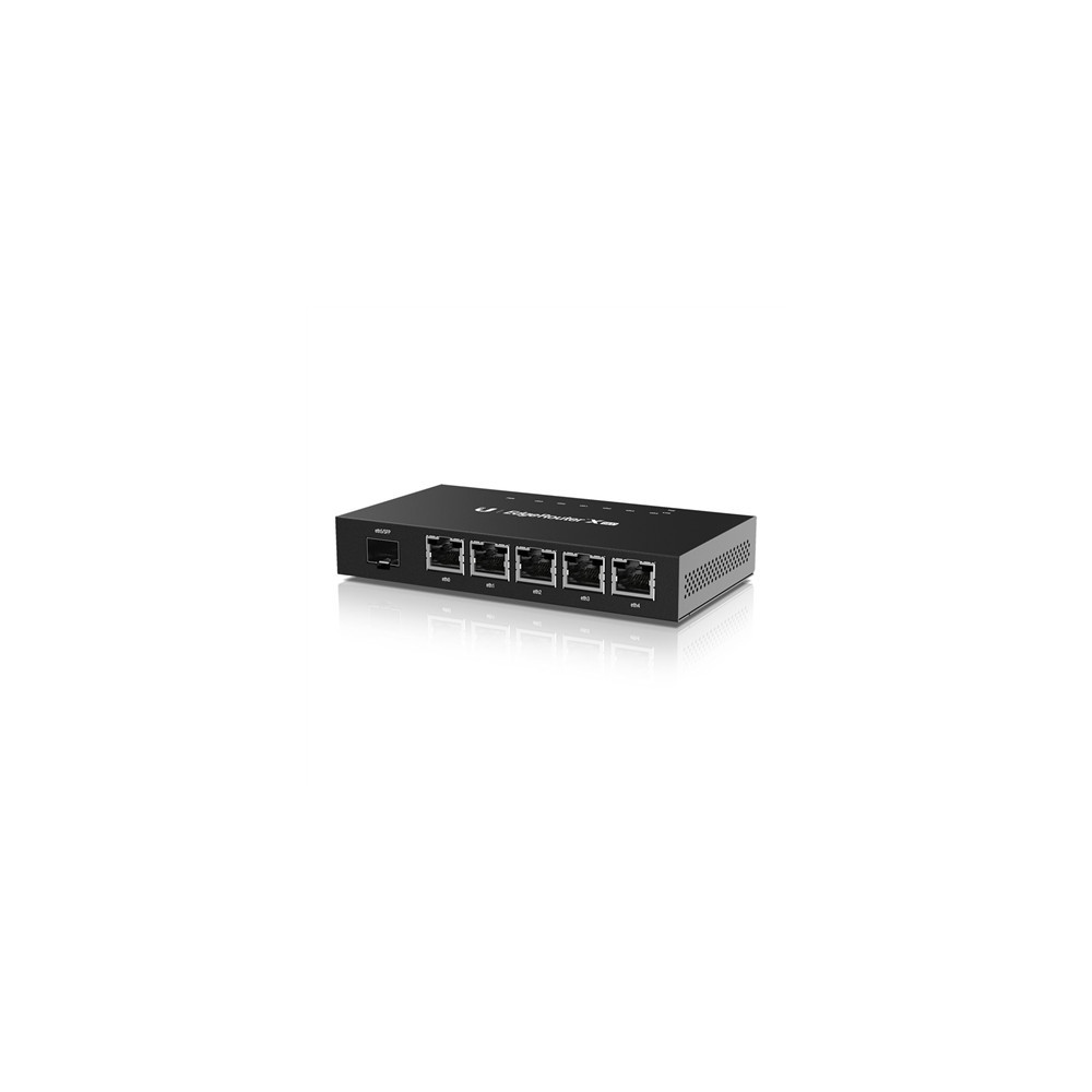 EdgeRouter | ER-X-SFP | No Wi-Fi | 10/100/1000 Mbit/s | Ethernet LAN (RJ-45) ports 5 | Mesh Support No | MU-MiMO No | No mobile
