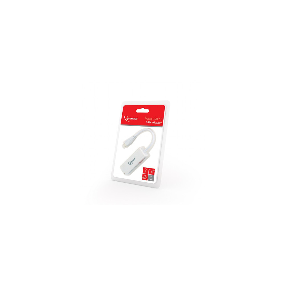 Gembird | Micro USB 2.0 LAN Adapter | Micro USB to RJ45