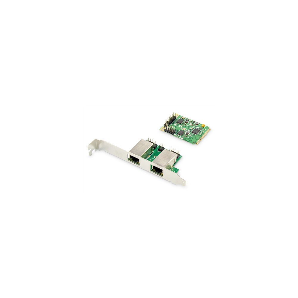 Digitus | Dual Gigabit Ethernet Mini PCI Express Network Card | DN-10134
