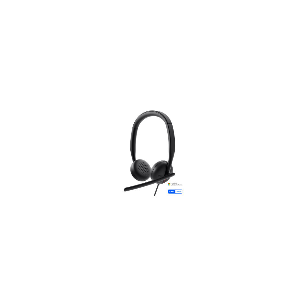 Dell | Headset | WH3024 | Built-in microphone | USB-C, USB-A | Black
