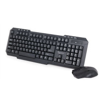 Gembird | Desktop Set | KBS-WM-02 | Keyboard and Mouse Set | Wireless | Mouse included | US | Black | USB | US | 450 g |
