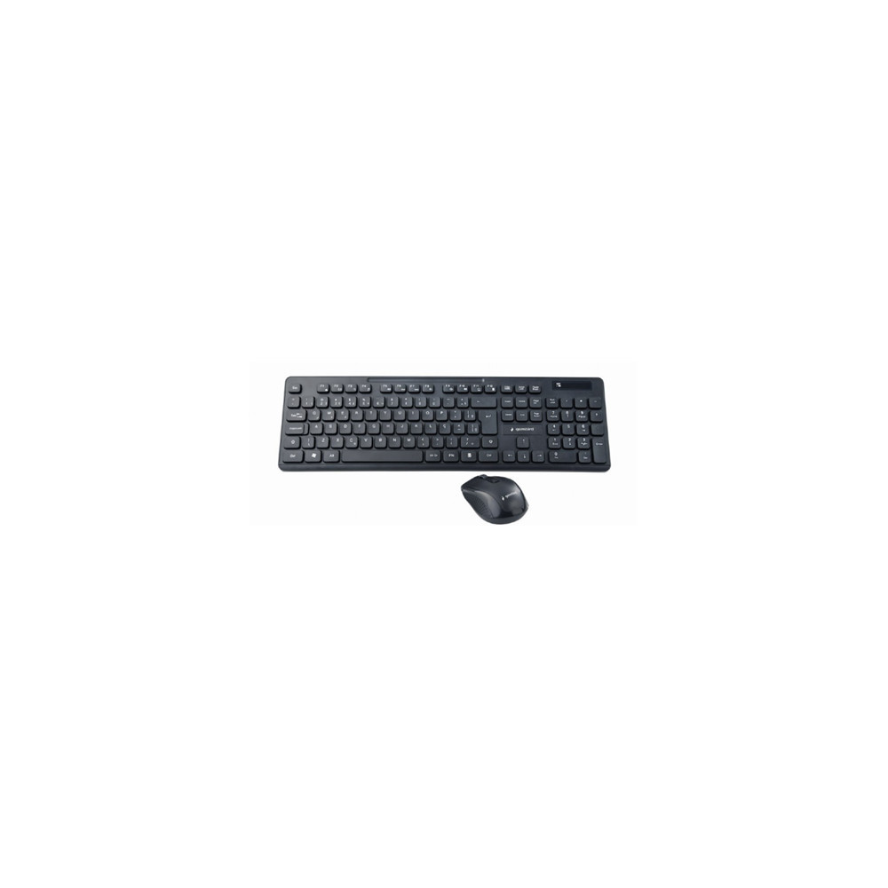 Gembird | Wireless desktop set | KBS-WCH-03 | Black | Keyboard and Mouse Set | Wireless | Mouse included | US | Black | US |