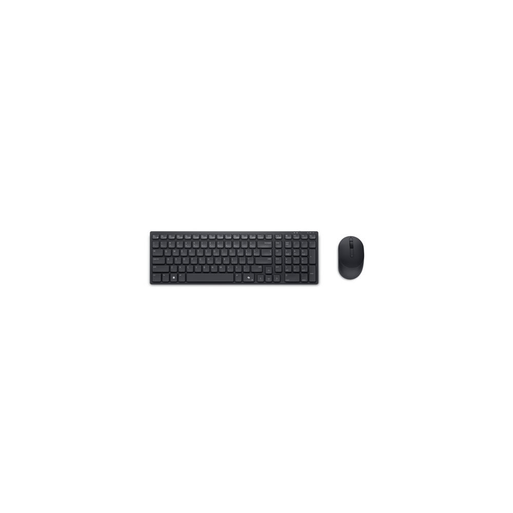 Dell | Silent Keyboard and Mouse | KM555 | Keyboard and Mouse Set | Wireless | Estonian (QWERTY) | Black | 2.4 GHz, Bluetooth