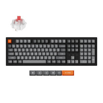 Keychron K10 Max QMK/VIA Wireless RGB - US Layout - Hot-Swappable Super Red Switches (K10M-H1) Belaidė Žaidimų Klaviatūra