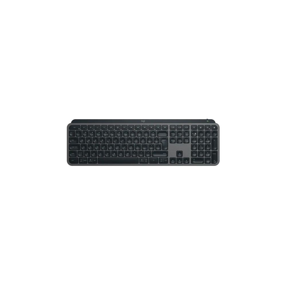Logitech MX S Keys Graphite - US layout - Bluetooth - Belaidė Klaviatūra