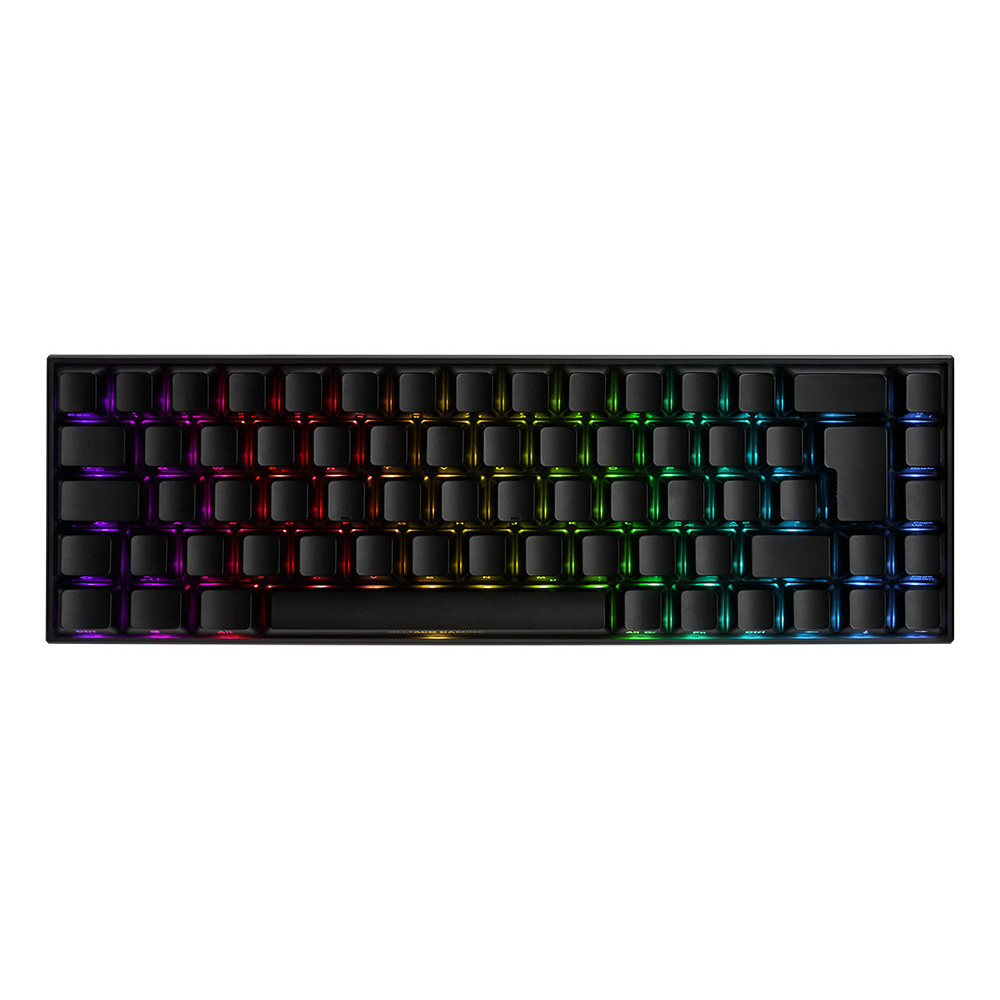 Deltaco Mini DK440R - UK Layout - Red Switches - Black (Juoda) Belaidė Žaidimų Klaviatūra