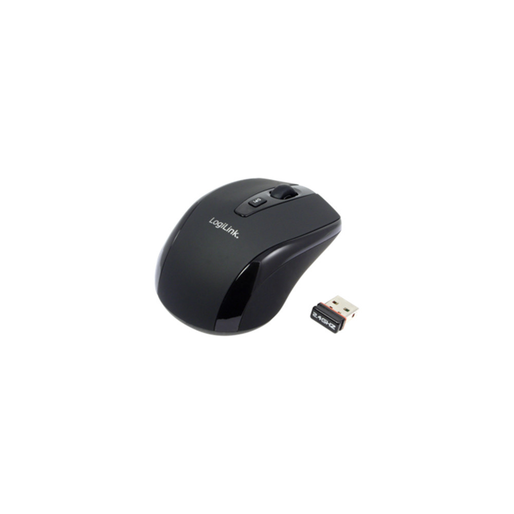Logilink | Maus optisch Funk 2.4 GHz | 2.4GH wireless mini mouse with autolink | wireless | Black