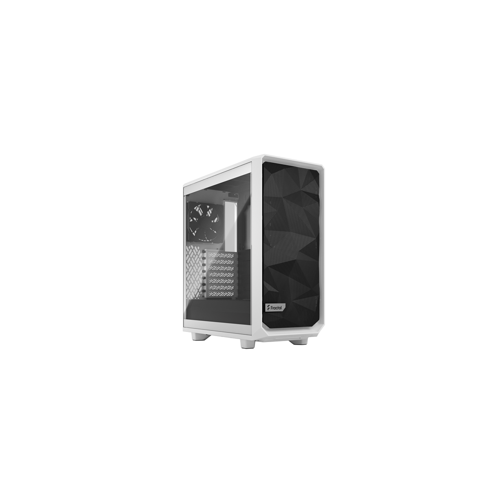 Fractal Design | Meshify 2 Compact Clear Tempered Glass | White | ATX