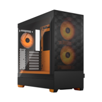 Fractal|Design|||Pop|Air|RGB|||Side|window|||Orange|Core|TG|Clear
