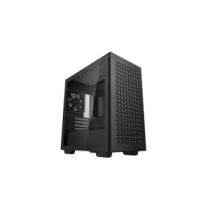 Deepcool|||CH370|||Side|window|||Black|||Micro|ATX|||Power|supply|No