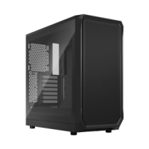 Fractal|Design|||Focus|2|||Side|window|||Black|TG|Clear|Tint|||Midi