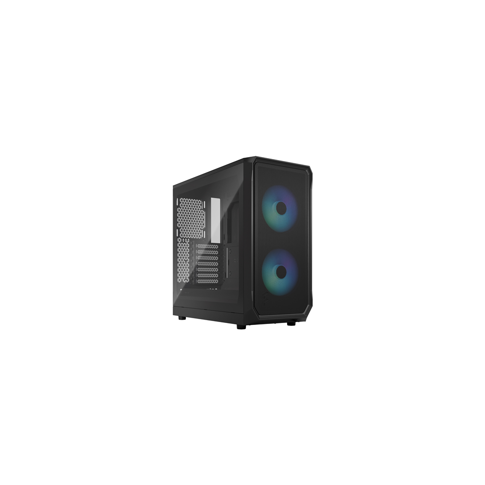 Fractal|Design|||Focus|2|||Side|window|||RGB|Black|TG|Clear|Tint