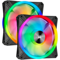 Corsair|||QL|Series|140mm|PWM|Dual|Fan|Kit|with|Lighting|Node|CORE