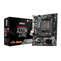 MSI|||A320M-A|PRO|||Processor|family|AMD|||Processor|socket|AM4