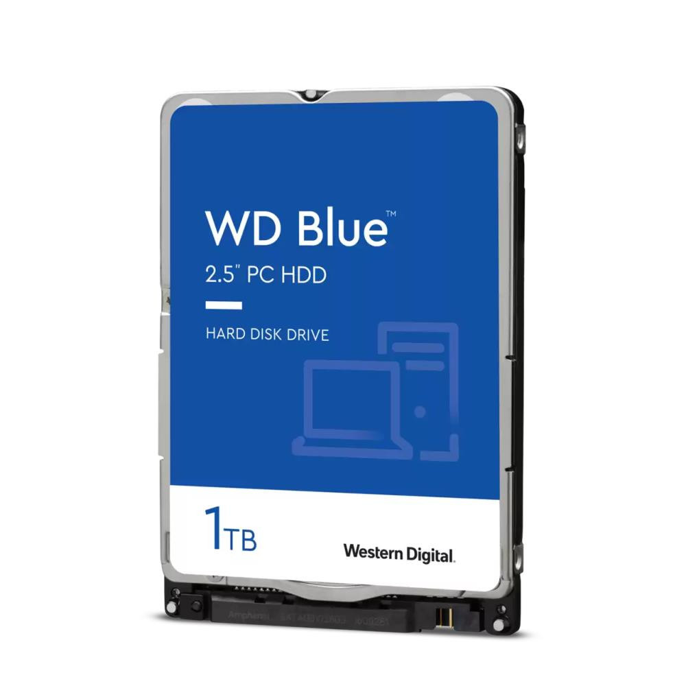 HDD|WESTERN|DIGITAL|Blue|1TB|SATA|3.0|128|MB|5400|rpm|2,5"|Thickness