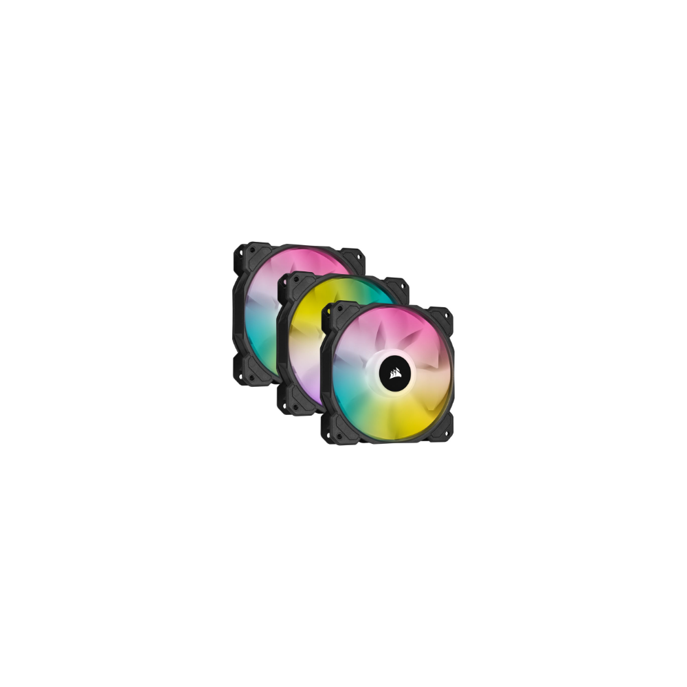 Corsair|||120mm|PWM|Fan,|Triple|Pack|with|Lighting|Node|CORE|||iCUE