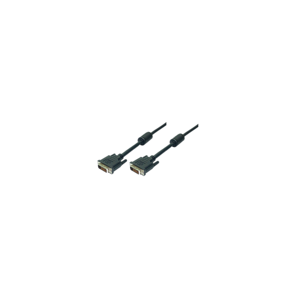 Logilink|||DVI-D|(24+1)|-|DVI-D|(24+1),|dual|link,|||black|||DVI-D