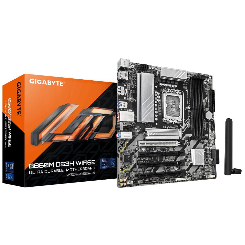 Mainboard|GIGABYTE|Intel|B860|Express|LGA1851|Micro-ATX|Memory|DDR5