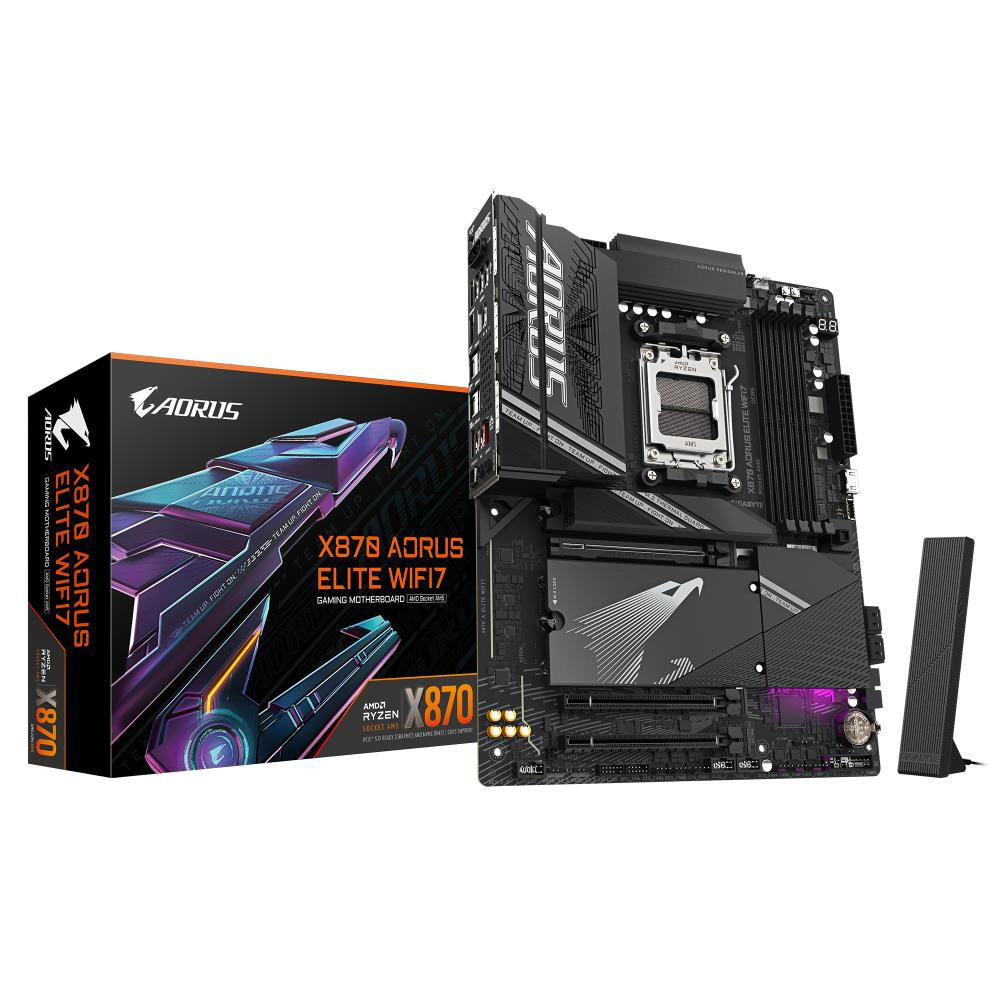 Mainboard|GIGABYTE|AMD|X870|SAM5|ATX|Memory|DDR5|Memory|slots|4|3.0