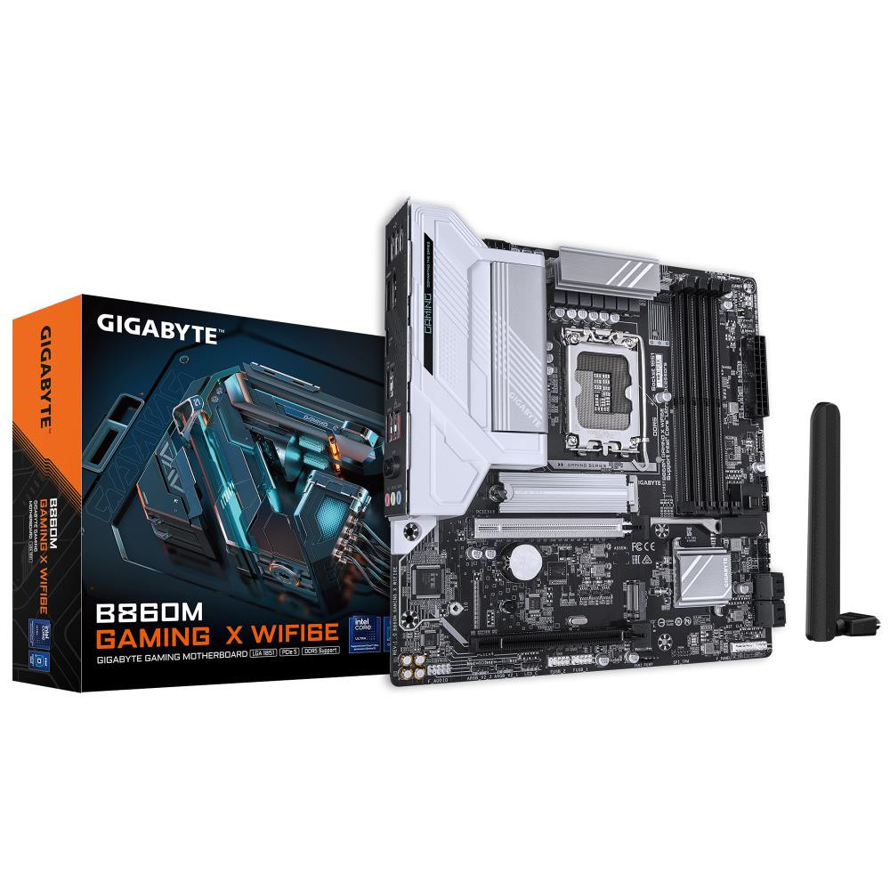 Mainboard|GIGABYTE|Intel|B860|Express|LGA1851|Micro-ATX|Memory|DDR5