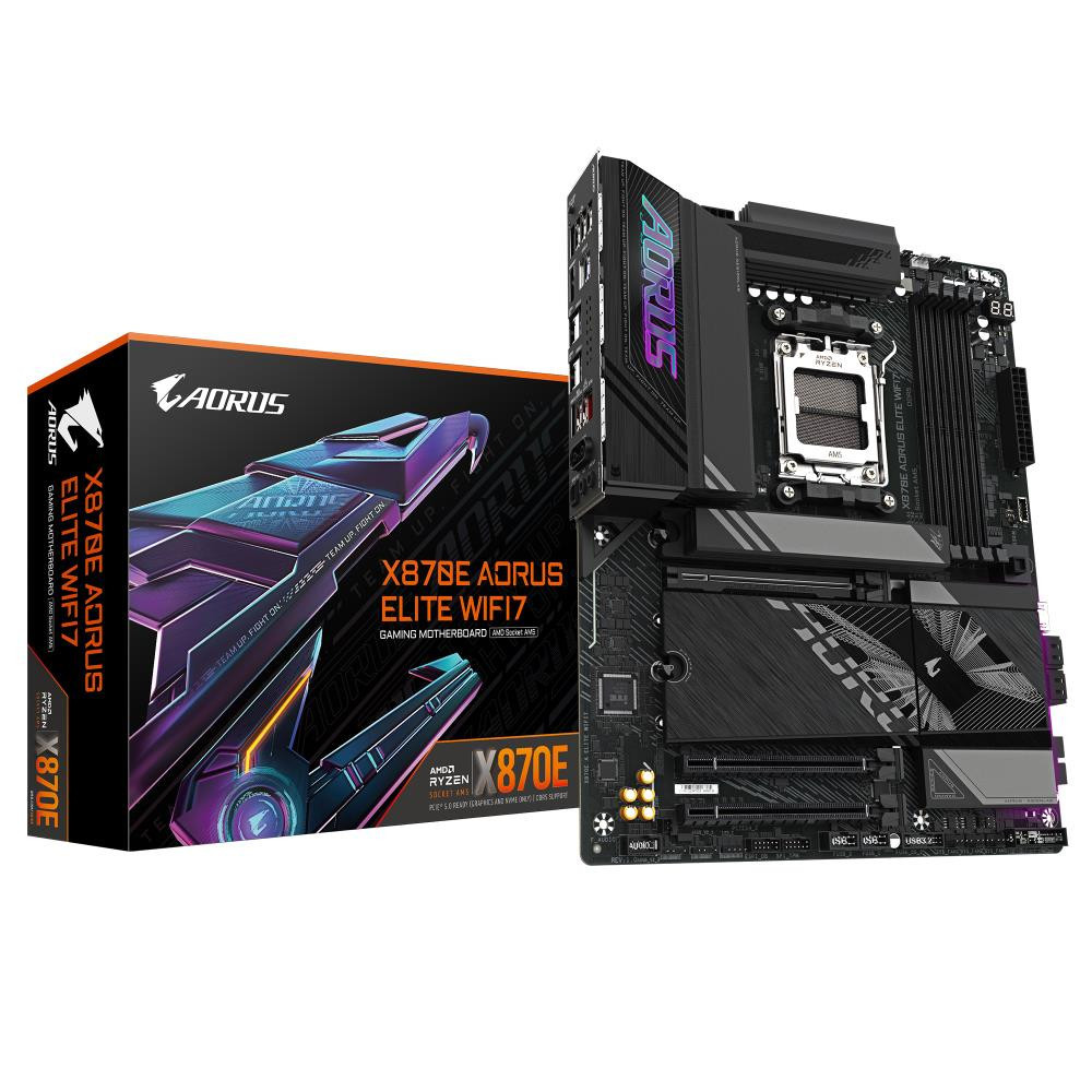Mainboard|GIGABYTE|AMD|X870E|SAM5|ATX|Memory|DDR5|Memory|slots|4|3.0
