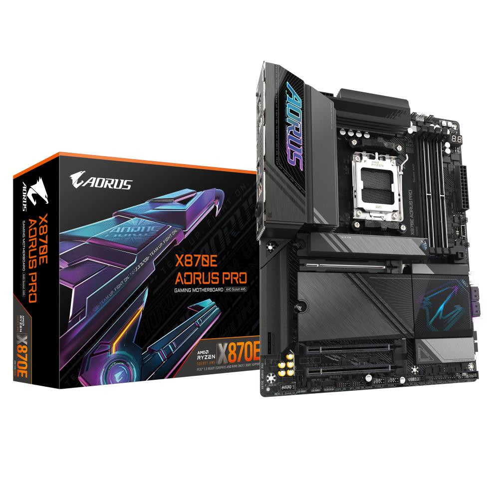 Mainboard|GIGABYTE|AMD|X870E|SAM5|ATX|Memory|DDR5|Memory|slots|4|3.0
